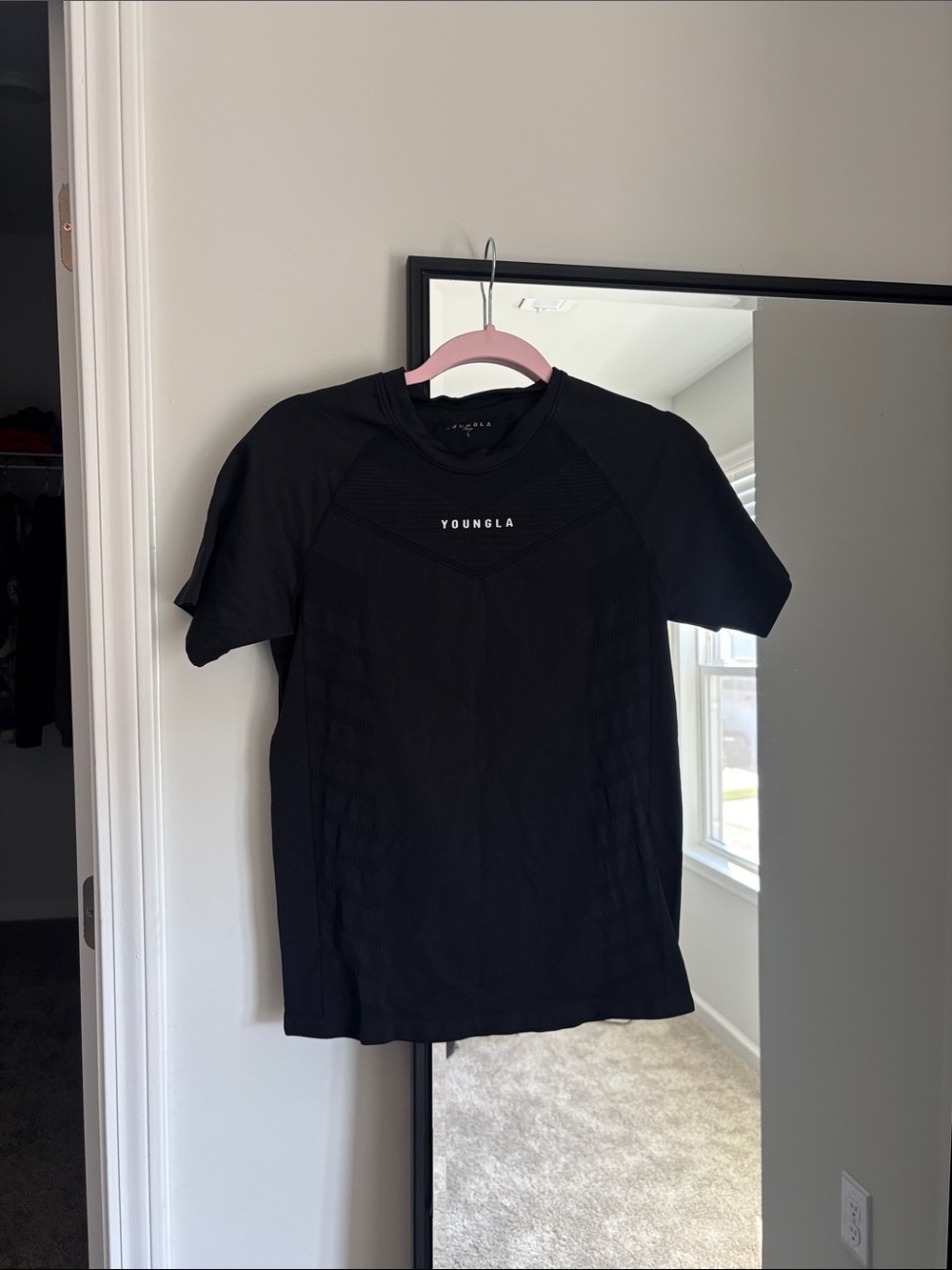 YoungLA Black Short Sleeve Performance Tee